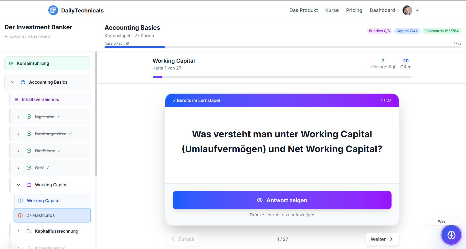 Freigeschaltete Interview-Fragen